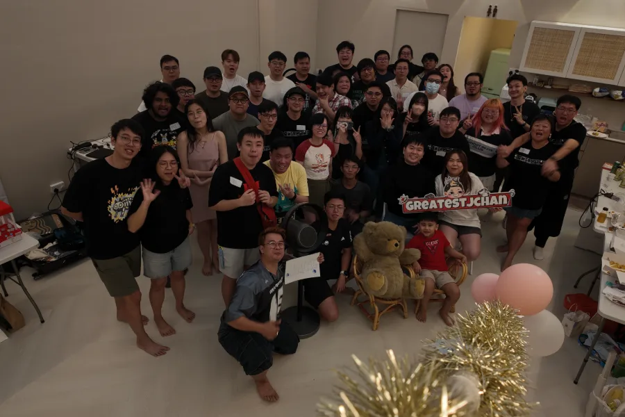 A packed room at a Greatest Studios community gathering