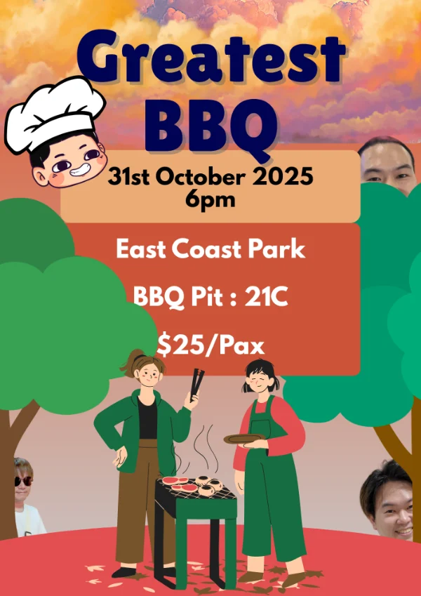 Poster: Greatest BBQ, 31 October 2025, East Coast Park