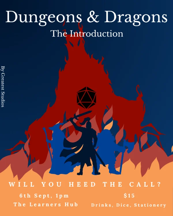 Poster: Dungeons & Dragons, The Introduction, by Greatest Studios