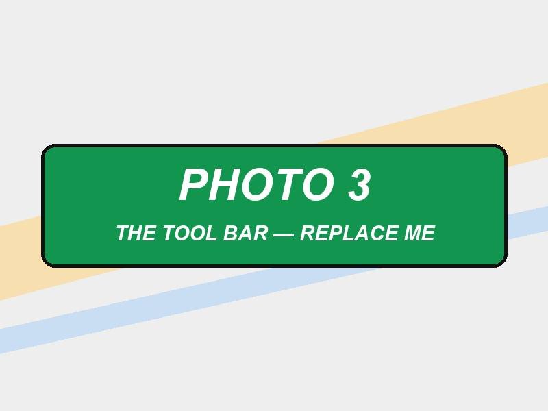 Tool bar