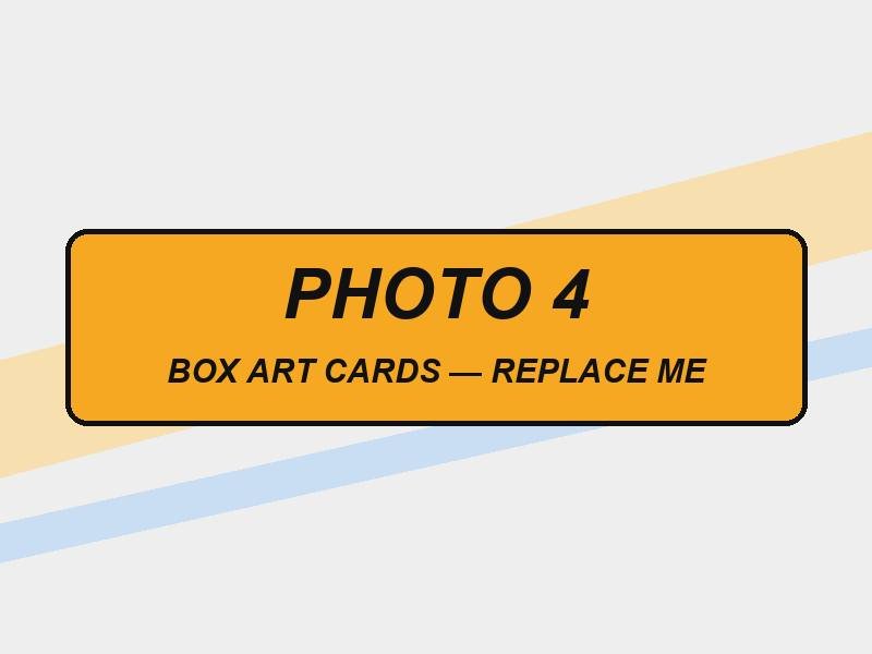 Box art cards